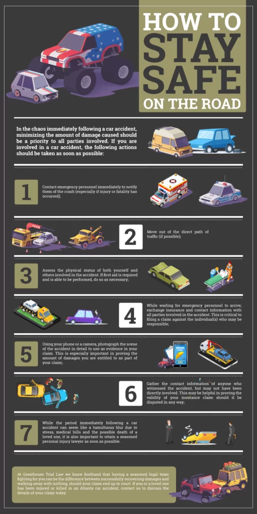 Stay Safe On The Road | Georgia Personal Injury Attorneys | Call 678-310-2827 for free consultation