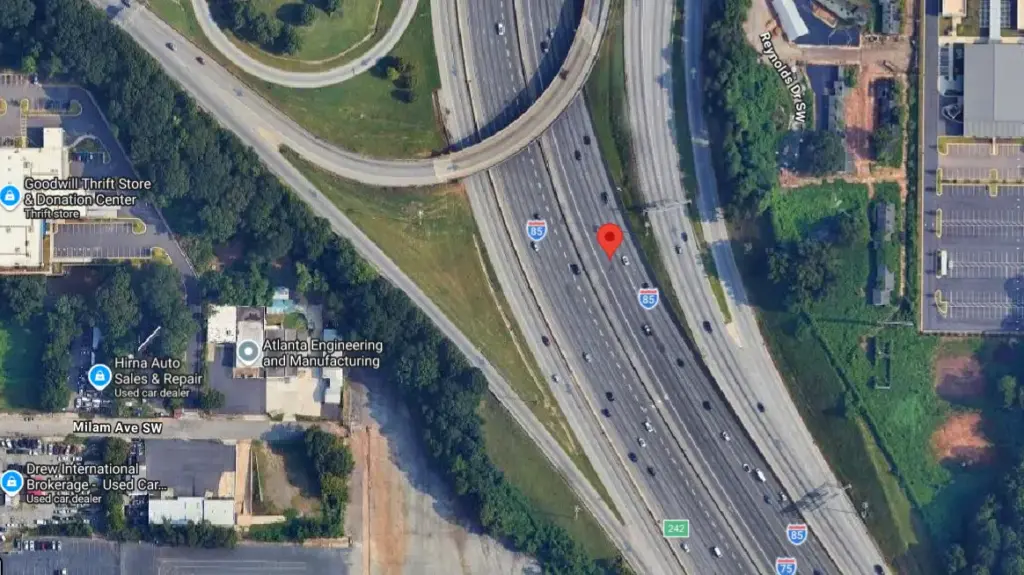 Atlanta Highway Crash on I-75/85 Near I-20 Interchange Affects Rush Hour Traffic