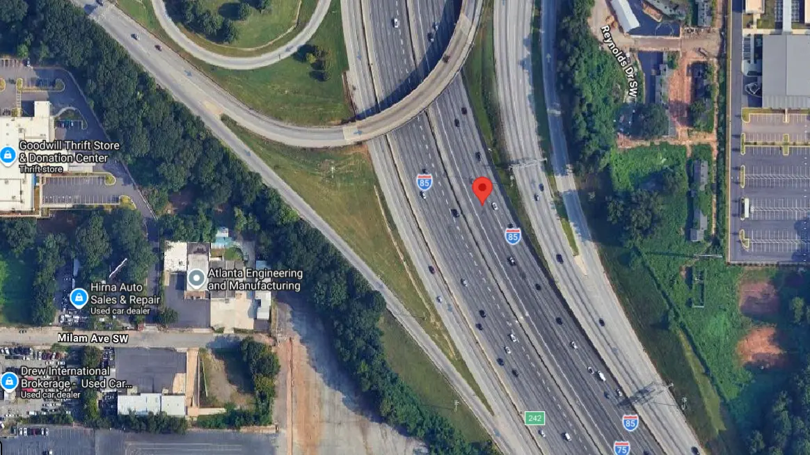 Atlanta Highway Crash on I-75,85 Near I-20 Interchange Affects Rush Hour Traffic Atlanta Highway Crash on I-75/85 Near I-20 Interchange Affects Rush Hour Traffic