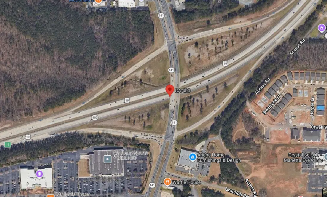 Atlanta Metro Traffic Alert: Crash on GA-400 SB in Sandy Springs Area