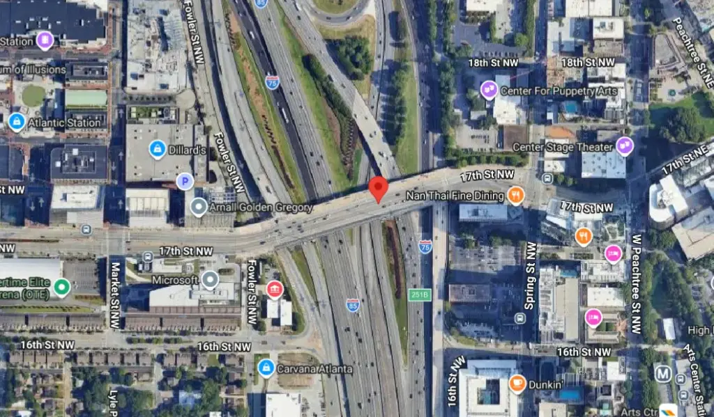 Atlanta Police Officer Seriously Injured After Being Struck by Car on I-75
