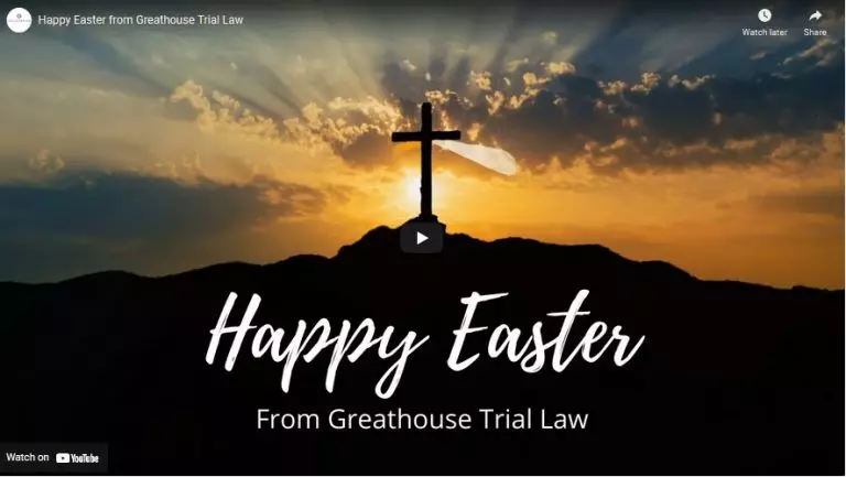 Happy Easter From Greathouse Trial Law | Georgia | Call (678) 310-2827 for free legal consultation today
