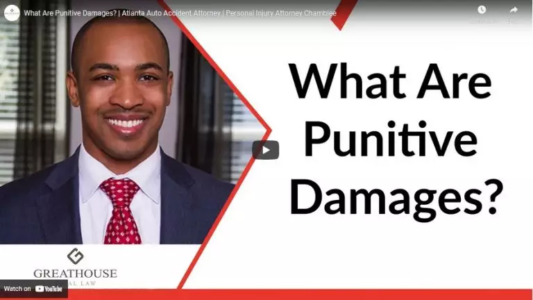 Punitive Damages in Atlanta and Chamblee? | Call (678) 310-2827 for free consultation