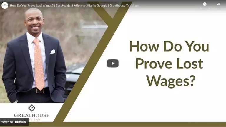 Proving Lost Wages After Car Accident Atlanta | Call (678) 310-2827 for free legal consultation today