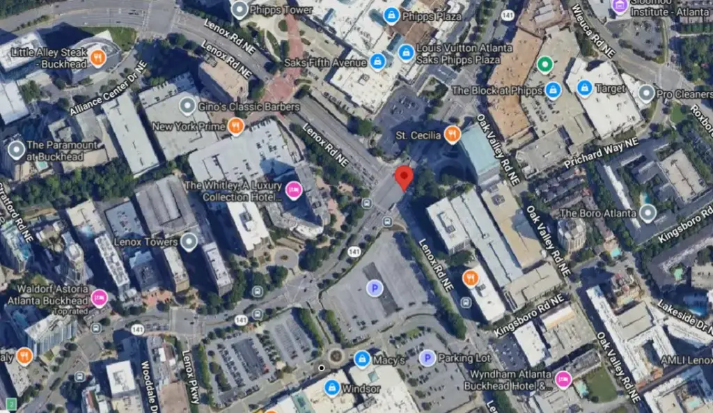 Fire Truck and Car Crash in Atlanta Injures Firefighters at Lenox Road and Peachtree Road Intersection Fire Truck and Car Crash in Atlanta Injures Firefighters at Lenox Road and Peachtree Road Intersection