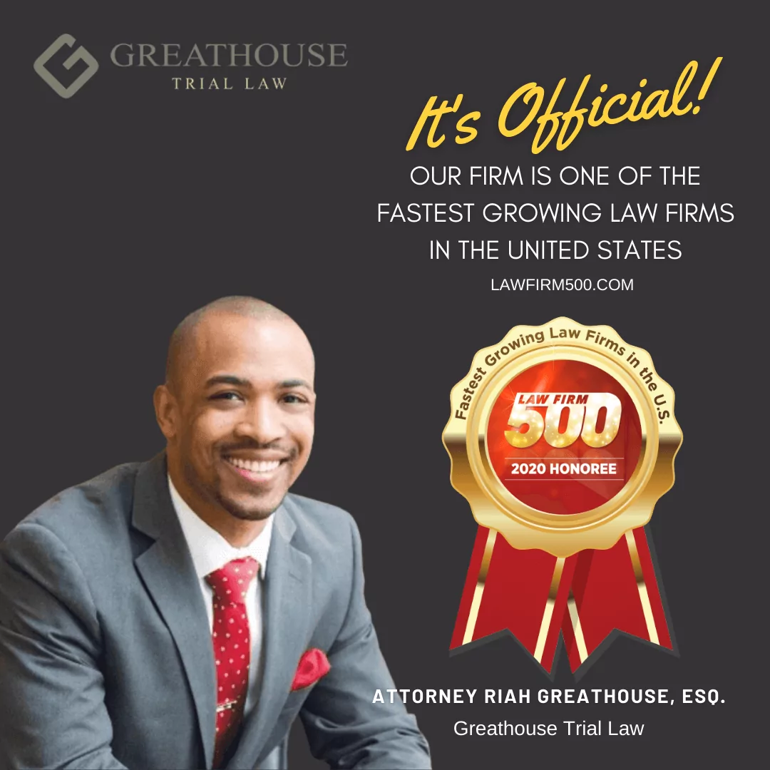 Atlanta Firm Greathouse Ranked #1 in the Nation 1 Fastest-Growing 2020 Law Firms in U.S.