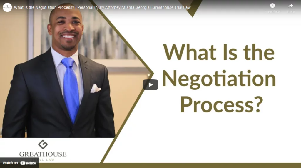 Negotiation Process in Atlanta GA | Call (678) 310-2827 for free legal consultation today
